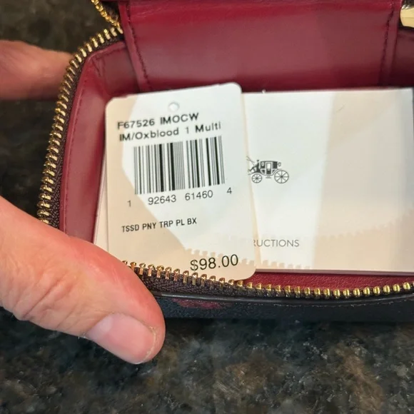 Coach Brown and Pink Floral Pill Box 🗃️ - Picture 8 of 12